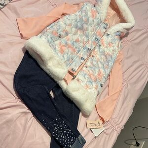 Little Lass Pink and Blue Kids Matching Set